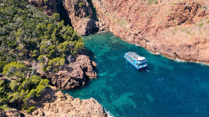 Au cœur des calanques de l'Estérel