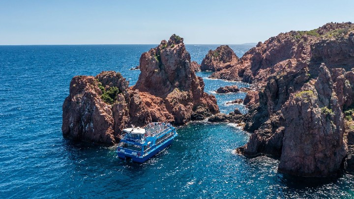 Au cœur des calanques de l'Estérel